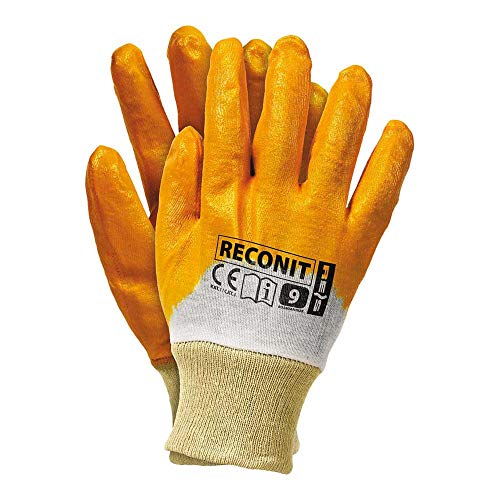Reis RECONIT-Y8 Lot de 12 gants de protection Beige/orange... - Amazon France à 2.99€