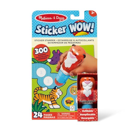 Melissa & Doug - Sticker Wow - Tamponneuse Tigre + Bloc... - Toys & Games Amazon France à 7.09€