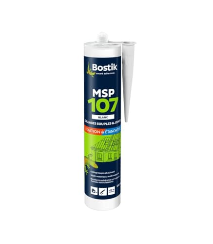 Bostik Mastic Multi-usages Colle et Joint MSP 107 - Blanc... en promo à 21,07€ (-50%) sur Amazon FR