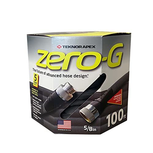 zero-G Vinyl Garden Hose 5/8" X100'BLK - Jardin & Extérieur en promo à 19.27€