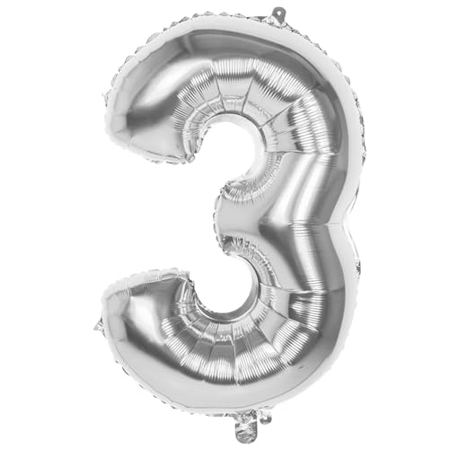 Boland - Folienballon Zahl, Silber 86 cm, Silber... - Sports & Fitness Amazon Allemagne à 0.79€