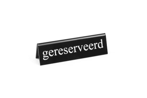 HENDI Table sign reserved, 130x35x(H)40 mm - Maison & Cuisine Amazon Royaume-Uni à 1.60€