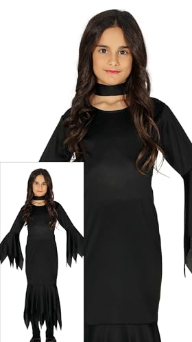 Déguisement de Morticia Noir pour Fille M-(7/9 Ans) - Jouets & Jeux en promo à 12.93€
