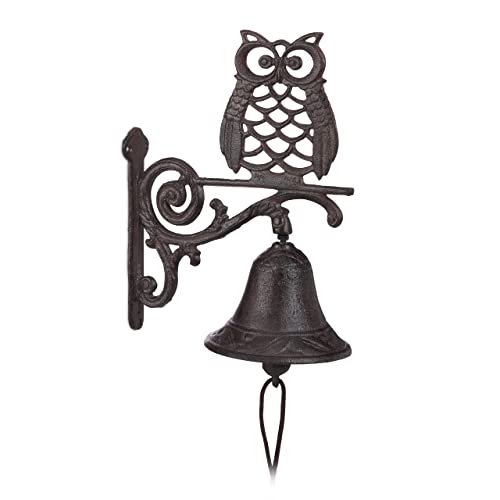 Relaxdays Cast Iron Door Bell Owl, Antique, Country House... - Amazon Royaume-Uni à 18.99€