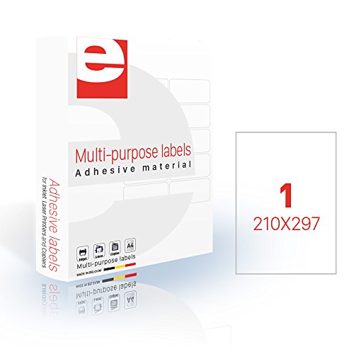 etilaser 30900060 Labels 210 x 297 mm 200 Standard A4... - Maison & Cuisine Amazon Royaume-Uni à 8.28€