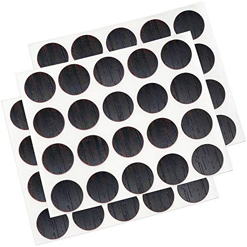 Adsamm® / 60 x caches adhésifs pour tête de vis / wengé / Ø... - Auto & Moto Amazon France à 6.36€