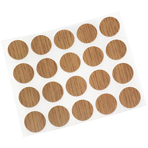 Adsamm® / 20 x caches adhésifs pour tête de vis / chêne / Ø... - Auto & Motorcycle Amazon France à 6.52€