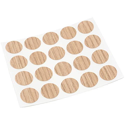 Adsamm® / 20 x Abdeckkappen / Eiche hell / Ø 13 mm / rund... - Maison & Cuisine Amazon Allemagne à 2.95€