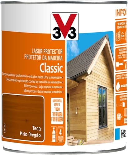 V33 Protector Decorativo De La Madera Classic Satinado Teca... - Amazon Espagne à 42.98€