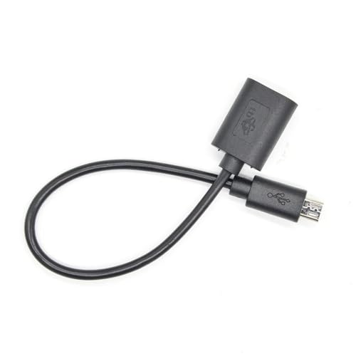 Kabel Adapter USB Host OTG Buchse - Micro USB 15cm schwarz... - High-Tech & Électronique en promo à 1.91€