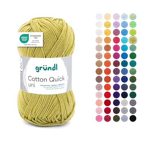 Gründl Laine Cotton Quick uni - laine fine pour crocheter... - Loisirs Créatifs Amazon France à 3.35€