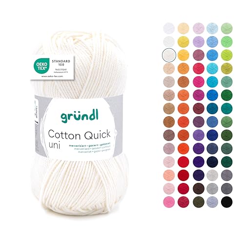 Gründl Wolle Cotton Quick uni - dünne Wolle zum Häkeln... - Maison & Cuisine Amazon Allemagne à 2.99€
