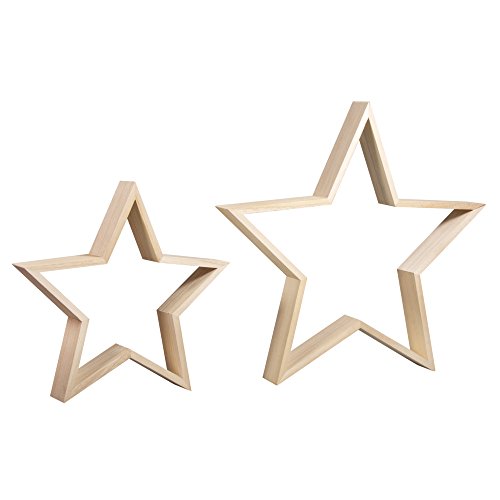 Rayher 62829000 Kit cadres en bois Etoile, FSCMixCredit - Auto & Moto Amazon France à 8.89€