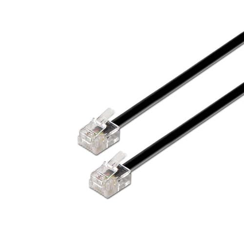 CABLE DE TELEFONO AISENS 6P4C RJ11 MACHO A RJ11 MACHO 2M... - High-Tech & Électronique Amazon Espagne à 0.91€