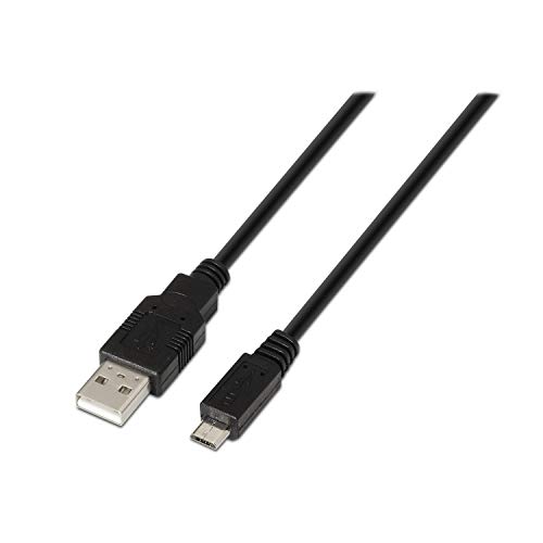 AISENS A101 – 0028 – 1.8 m USB 2.0 Kabel für Handys, Schwarz - High-Tech & Électronique Amazon Allemagne à 3.30€