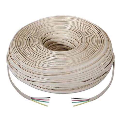 AISENS A143-0321 - Bobina de cable de teléfono 4C de 100 m... - High-Tech & Électronique Amazon Espagne à 10.99€