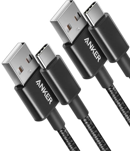 Anker USB C Charger Cable, 2-Pack 3 ft (0.9 m) USB to USB C... en promo sur Amazon