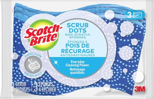 Scotch-Brite Éponge Grattante Scrub Dots pour La Cuisine... - Maison & Cuisine en promo à 2.71€