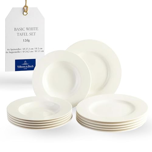vivo - Villeroy & Boch Group - Basic White Tafelservice 12... - Maison & Cuisine en promo à 149.88€