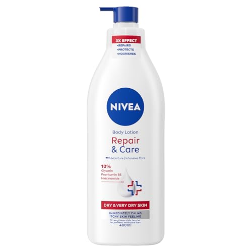 NIVEA Body Repair & Care (400 ml), 72H Moisture Body Lotion... - Beauty & Fragrances Amazon UK à 3.33€
