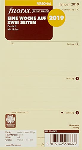 Filofax 000019 68458 Calendar - Fournitures Bureau Amazon Royaume-Uni à 11.27€