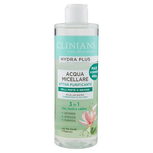 CLINIANS HYDRA PLUS eau purificatrice micellaire active... - Beauté & Parfums Amazon France à 8.33€