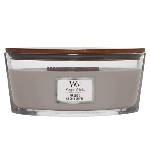 WoodWick ellipsenförmige Duftkerze mit knisterndem Docht |... - Maison & Cuisine Amazon Allemagne à 12.90€