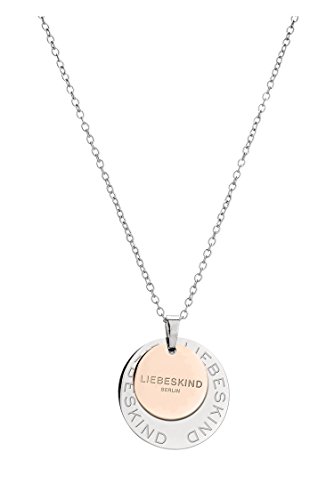 Liebeskind Berlin Collana da donna in acciaio inox, 45 cm... - Bijoux & Montres Amazon Italie à 19.13€