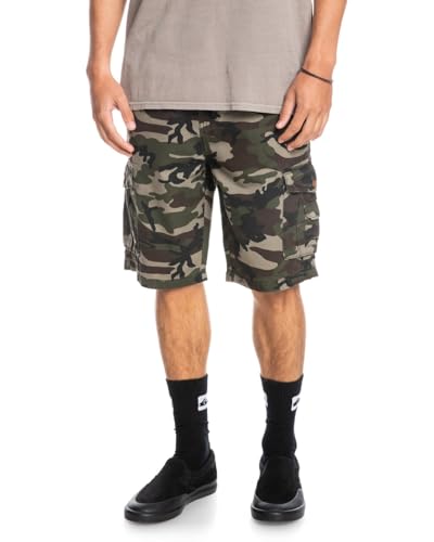 Quiksilver Sr Pantalones Cortos, Hombre, Camo Print Crucial... - Sports & Fitness en promo à 11.90€