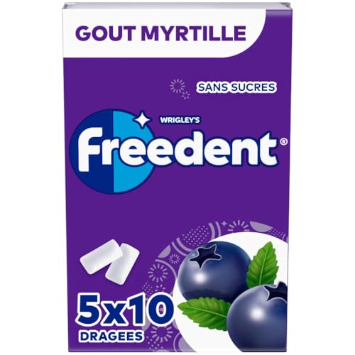 FREEDENT - Chewing Gum Sans Sucre - Goût Myrtilles - 5... - Épicerie en promo à 2.49€