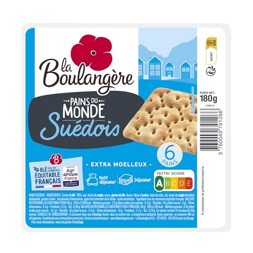 Pains Suédois 180g - LA BOULANGÈRE - Épicerie Amazon France à 2.89€