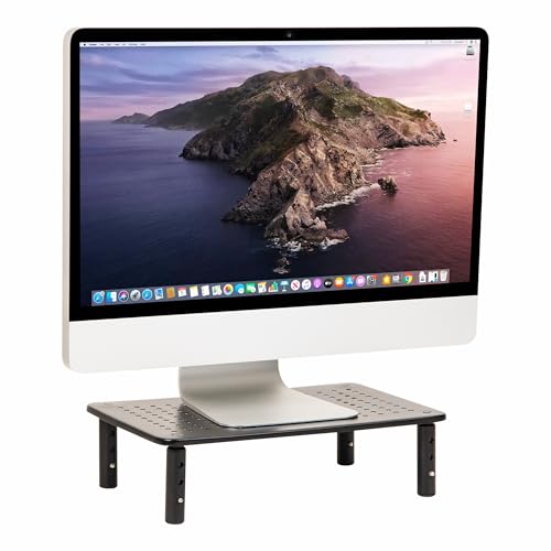 Mind Reader Support de moniteur, fer, noir, 4 pieds - High-Tech & Électronique Amazon France à 18.49€