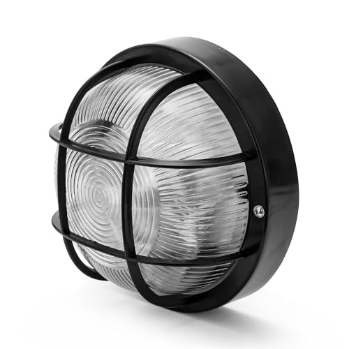 Velamp BUBBLE-N Applique ronde, E27, noir - Home & Kitchen Amazon France à 7.90€