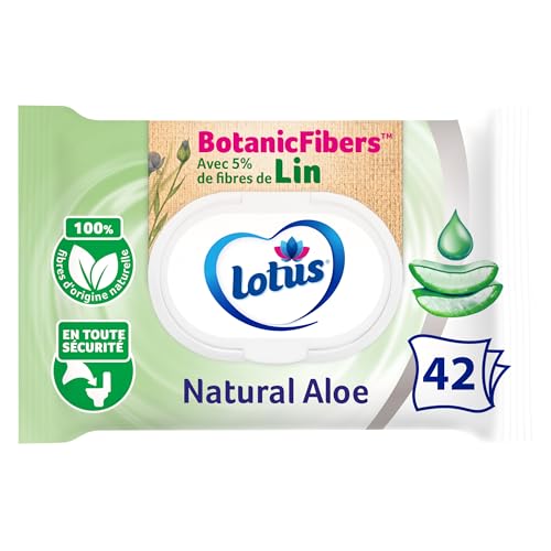 Lotus Papier Toilette Humide Natural Aloe - Sans colorant... - Beauté & Parfums Amazon France à 1.78€