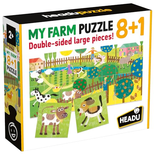 Headu-It20867 Puzzle 8+1, IT20867, Mehrfarbig - Jouets & Jeux Amazon Allemagne à 13.11€