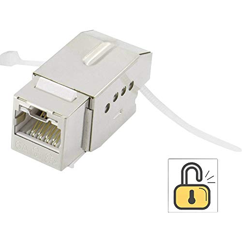 RENKFORCE Module RJ45 encastrable Avec fonction de... - Animalerie Amazon France à 3.29€