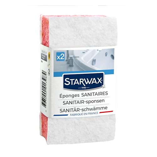 STARWAX - Eponges sanitaires - Lot de 3 x2 - Nettoyer sans... - Sports & Fitness Amazon France à 5.35€