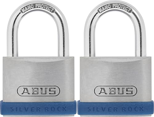 ABUS Silver Rock 5/40 Padlock Made of Solid zinc - Set of 2... - Maison & Cuisine Amazon Royaume-Uni à 13.09€
