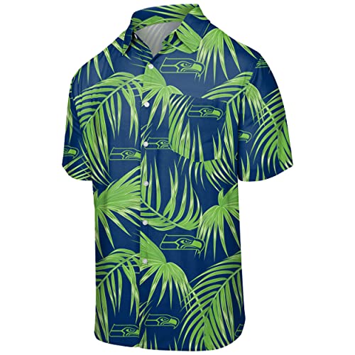 FOCO Camisa de Manga Corta para Hombre, diseño Floral, NFL... - Amazon Spain à 24.08€