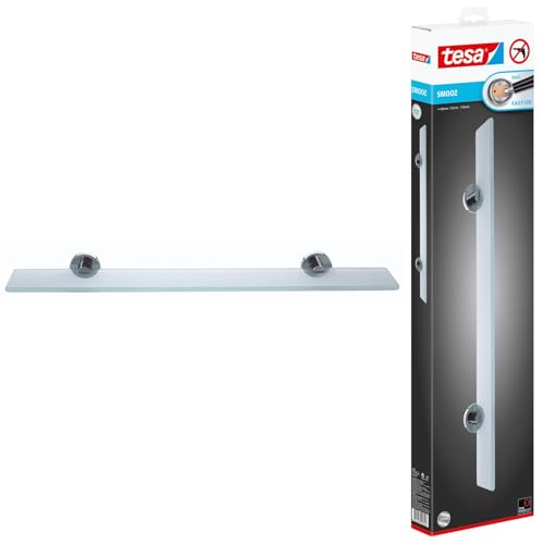 tesa® Smooz Glass Shelf, high Gloss Chromed Metal... - Maison & Cuisine Amazon Royaume-Uni à 41.60€