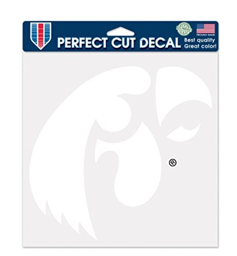 NCAA University of Iowa Hawkeyes Autocollant découpé Blanc... - Sports & Fitness en promo à 27.86€