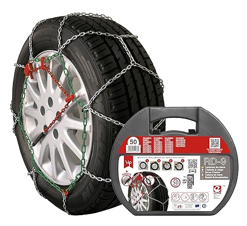 RD9 - Catene da Neve Metalliche RD9 mm, Taglia n. 50, Set 2... - Animalerie Amazon Italie à 29.99€