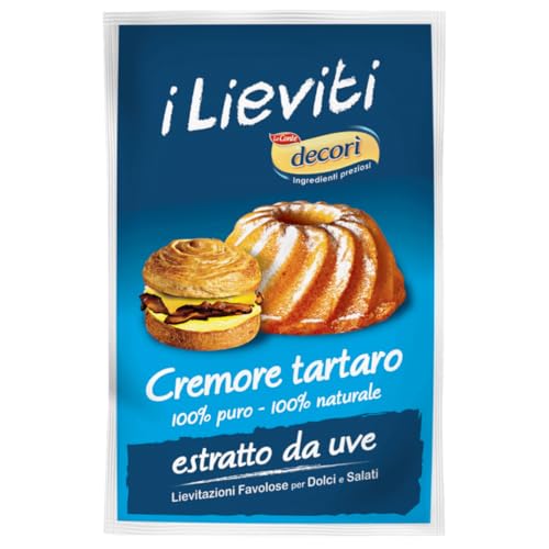 Decorì | Cremore Tartaro, Lievito Istantaneo Naturale per... - Épicerie Amazon Italie à 1.05€
