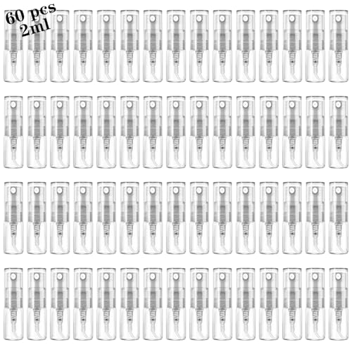 Csdtylh Lot de 60 mini vaporisateurs en verre rechargeables... - Beauté & Parfums Amazon France à 24.06€