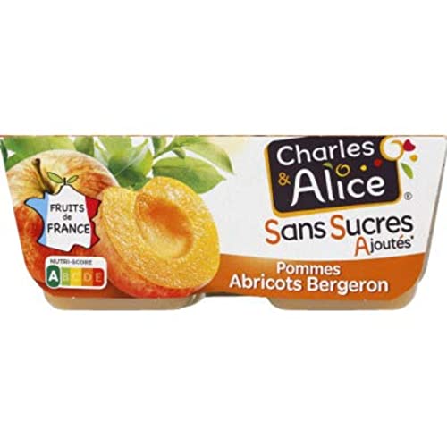 Charles & Alice Dessert aux Fruits Pommes Abricot Charles &... - Vente Flash Amazon -95%