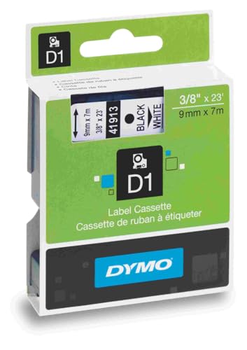 Dymo 40913 Ruban type D1-9 mm x 7 m Zwart/blanc - Fournitures Bureau Amazon France à 21.09€