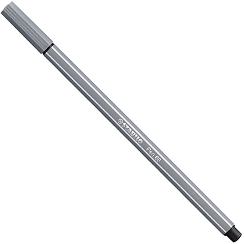 STABILO Pen 68 rotulador Gris 1 pieza(s) - Fournitures Bureau Amazon Italie à 1.00€