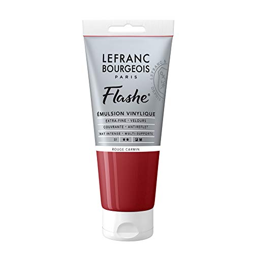 Lefranc Bourgeois Flashe Acrylique Tube 80ml Rouge Carmin - Auto & Motorcycle Amazon France à 9.20€