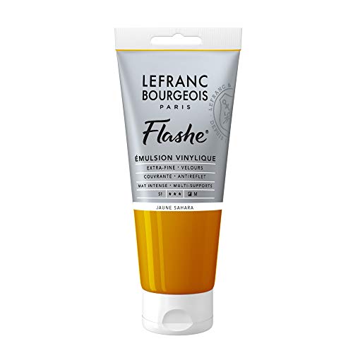 Lefranc Bourgeois Flashe Acrylique Tube 80ml Jaune Sahara - Amazon France à 9.20€