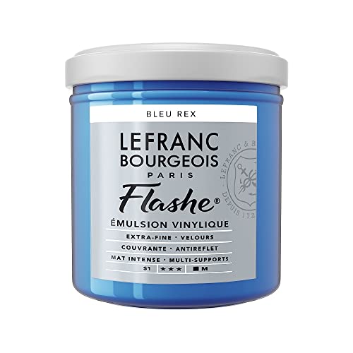 Lefranc Bourgeois Flashe Acrylique Pot 125ml Bleu Rex - Maison & Cuisine en promo à 9.20€
